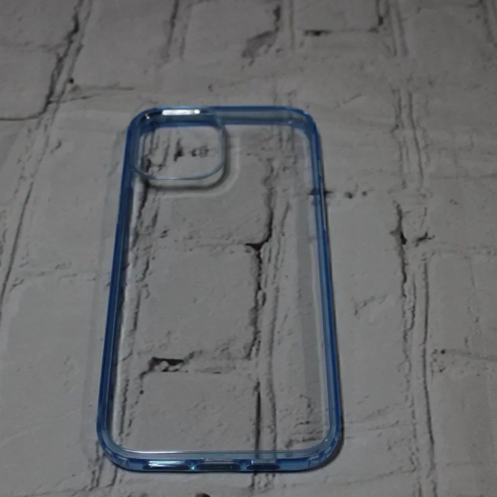 iPhone 12 Pro Max Clear Phone Case LIGHT BLUE‎